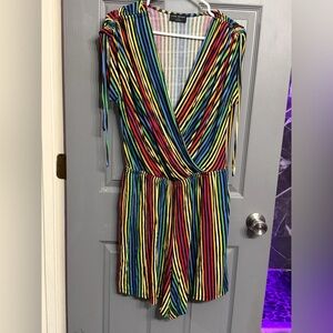 Lane Bryant Vibrant Multicolor One Piece